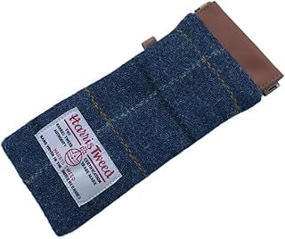 Harrington Marley Harris Tweed Glasses Holder Spectacles Case Pouch Gift Idea, Harris Tweed Spring Opening Glasses Sleeve