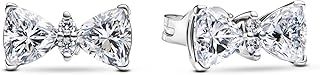 Pandora Earrings Sterling Silver 925 293506C01, Cubic Zirconia