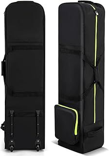 Golf Cart Bag, Golf Travel Bag with Wheels and Extra Storage Pocket, Lightweight Golf Clubs Strorage Bags for Golf & Trip