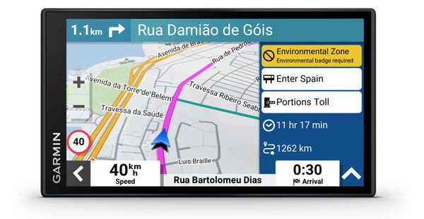 Garmin DriveSmart 66 with Amazon Alexa,GPS Sat Nav, 6" Display, Map Updates for UK, Ire and Full Europe, Live Traffic via app,Bluetooth Hands-free Calling,Voice Commands/Smart Features,