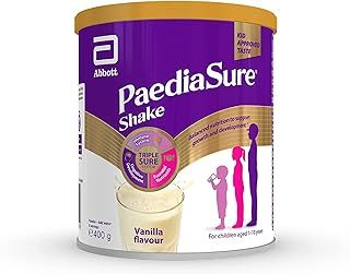 PaediaSure Shake, 400g, Vanilla Balanced Nutritional Supplement Drink, Multivitamin for Kids with Protein, Carbohydrates, & Minerals to Support Growth & Development, Vegetarian