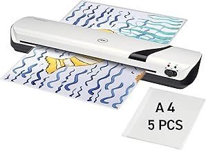 GBC Inspire+ A3 Laminator Machine, Hot & Cold Laminator A3 With Laminating Pouches, Compact & Stylish Design, with Starter Pack of Pouches, 4 Minute Warm Up, Laminate From ID Card To A3 Size White