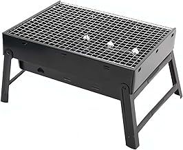 BBQ Barbecue Grill, Portable BBQ grill easy-to-use, Foldable Charcoal Grill for Outdoor, Stainless Steel Smoker for Picnic, Garden Terrace, Camping, Travel, Hiking