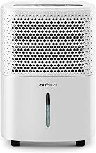 Pro Breeze® 12L/Day Dehumidifier with Automatic Humidity Sensor & Display, 24-hour Timer, Laundry Drying, Continuous Drainage (White, 12 Litre)