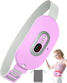 Menstrual Heating Pad Rechargeable-Electric Wearable Period Pain Relief Machine,Small USB First Period Cramp Heat Pad,Wireless Battery Belt Simulator for Back and Stomach Pain as Teen Girl Women Gift