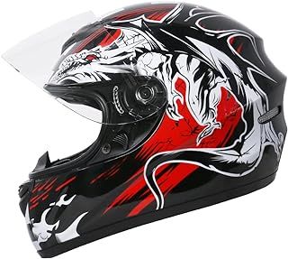 Zorax Dragon M (57-58cm) Full Face Motorcycle Motorbike Helmet ECE 2206 Approved