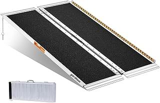 Wheelchair Ramps 4FT, gardhom Foldable Ramps for Wheelchairs Portable Aluminum 362kg Capacity Wheelchair Ramp for Home Entrance Threshold Doorways