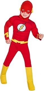 amscan Childs Boys Official Warner Bros. Licensed Flash Superhero Fancy Dress Costume