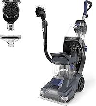 Vax SpinScrub Power Plus Carpet Cleaner, Carpet Cleaning Machine, Stain Remover, 6 Year Guarantee, XL Capacity, Quick Dry Time, Deep Clean, Grey/Navy Blue, CDCW-SSXA