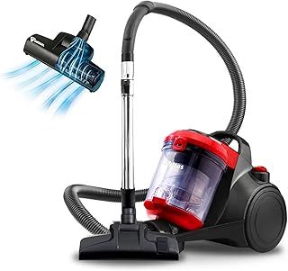 Akitas C10T Turbo Pet Hair Bagless Vacuum Cleaner Cylinder 850W Cat And Dog With German Wessel Werk Large 28cm Width Spinning Brush Head