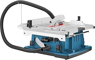 Bosch Professional Table Saw GTS 10 XC (incl. Dust extraction adapter, Storage for additional saw blade, Parallel guide, Push stick, Angle guide, circular saw blade)