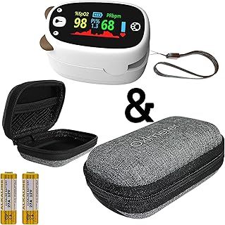 Baby Pulse Oximeter, Battery & Storage Case SpO2 Heart Rate Monitor for Infants Newborns Toddlers Kids Babies Reliable Portable Accurate Oxygen Saturation Tracker Easy-to-Use by TradeProvider®