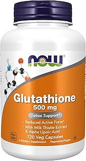 NOW Foods Glutathione, 500mg - 120 vcaps