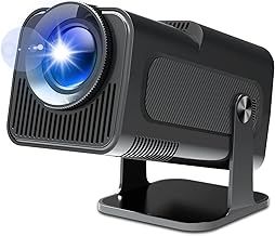 Magcubic New HY320 Portable Auto Keystone Projector, Natvie 1080P Smart Projector FHD 4K Supported 10000 Lumens with WiFi 6, BT 5.0, 180 Degree Rotation, Built-in Android 11.0- Black