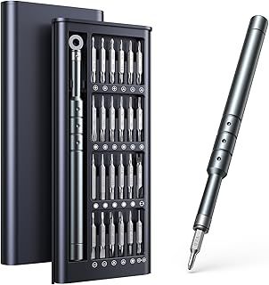 JOREST 50-in-1 Precision Screwdriver Set, Mini Repair Tool Kit with Torx for MacBook, Computer, Laptop, iPhone, PS5, Xbox, Switch, Glasses, Watch, Ring Doorbell, Electronic, Small Gift Gadget for Men