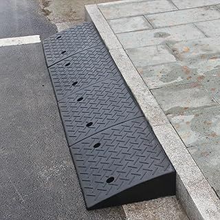 2 PACK Heavy Duty Kerb Driveway Ramps 25x27x7cm, Portable Shed Ramp Non-Slip Kerb Ramp, Low Cars Bike Trolley Motorcycle