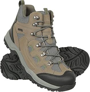 Mountain Warehouse Adventurer Mens Waterproof Boots - IsoDry Shoes with Synthetic Upper, Mesh Lining, Deep Lugs & EVA Cushioning - Spring Summer, Hiking & Outdoors