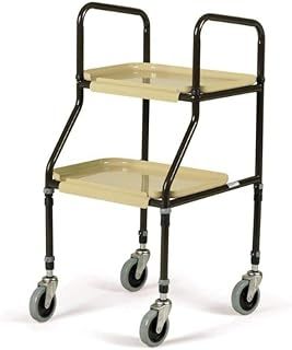Homecraft Shelf Trolley, Height Adjustable Organiser, Ideal for Storage and Organisation, Mobility Trolley for Bedroom Storage