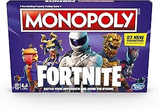 Hasbro Monopoly: Fortnite Edition Board Game Inspired by Fortnite Video Game Ages 13 and Up, Nylon/a, 4.1 x 40 x 26.6 cm