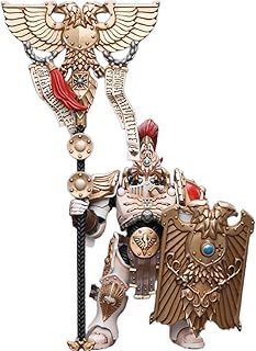 HiPlay JoyToy Warhammer 40K Collectible Figure: Adeptus Custodes Solar Watch Vexilus Praetor 1:18 Scale Action Figures JT9350