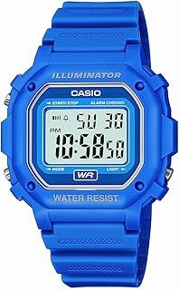 Casio Unisex F-108WH-1ACF Big Square Digital Display Quartz Black Watch