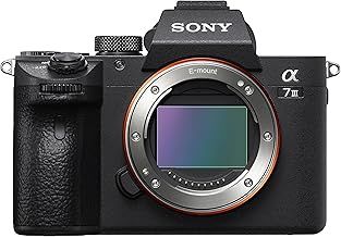 Sony Alpha 7 III | Full-Frame Mirrorless Camera ( Fast 0.02s AF, 5-axis in-body optical image stabilisation, 4K HLG, Large Battery Capacity ), Black