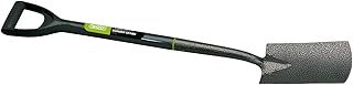 Draper Carbon Steel Border Spade | Plastic Coated Steel Cored Shaft | Epoxy Coated Gardening Hand Tool | Y-Dee Handle | 88792