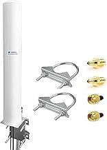 Maswell 5G 4G LTE Antenna Outdoor, 2X2 MIMO 700-6000MHz, Up to 4.5 dBi Cellular External Antenna SMA Male with TS9 and RP-SMA, compatible with Three Vodafone O2 EE Gigacube Modem Router
