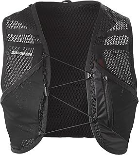 SALOMON Active Skin 8 Compatible with Flasks Unisex Running Hydration Vest Hiking Trail, Precision Fit, 8L