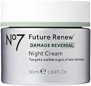 KasaBona No7 Future Renew™ Damage Reversal Night Cream 50ml Anti-Aging & Hydrating Formula for Dry & Uneven Skin Tone Premium Night Repair Cream for Radiant Skin