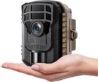 VOOPEAK Mini Wildlife Camera HD 2K 36MP Trail Camera, Wildlife Camera with Night Vision Motion Activated IP66 Waterproof, 120°Wide-Angle Game Camera for Wildlife Monitoring