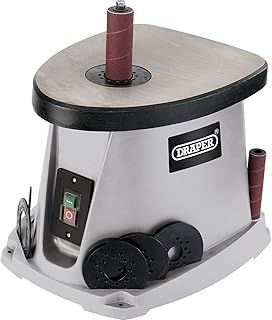 Draper 10773 Bench Mounted Bobbin Sander, 450W, 230V