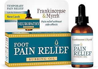Frankincense & Myrrh FAM00301 Neuropathy Rubbing Oil with Essential Oils for Pain Relief, 2 Fluid Ounce