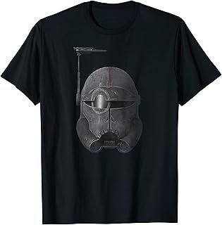 Star Wars The Clone Wars The Bad Batch Crosshair Helmet T-Shirt