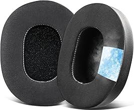 SOULWIT Replacement Earpads for Skullcandy Hesh 3/ANC/Evo & Crusher Wireless/ANC/Evo & Venue ANC Over-Ear Headphones, Ear Pads Cushions with Noise Isolation Foam - Hesh3 CG Black