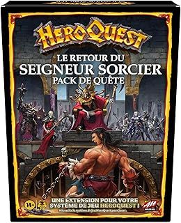 Avalon Hill My little Pony HeroQuest The Return of the Lord Wizard Expansion Ages 14+ HeroQuest Game System Required, Black, One Size (F4193801)