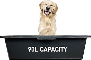 Dog Bath/Pool/Tub - Perfect for Retrievers, Boxers & More - Durable, Easy to Store (Large 90L Dog Bath/Pool/Tub)