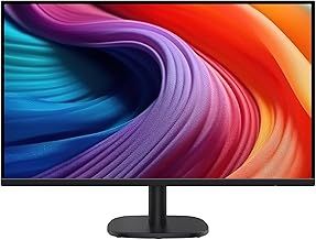 Amazon Basics 27-inch Monitor, FHD 1080P, Max 100 Hz, VESA Compatible, Built-in Speakers, Black