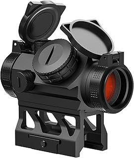 Feyachi V30 2MOA Red Dot Sight Auto On & Off 1x20mm Compact Red dot Optics, Flip Up Lens Covers and Anti Reflection Device