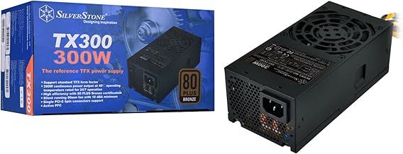 SilverStone SST-TX300 - TFX Series, 300W, 80 Plus Bronze PC Power Supply, Low Noise 80mm