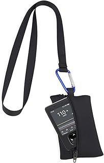 Blood Glucose Meter Case with Lanyard & Hook for Dexcom Receiver G7 Case Diabetes Supplies Pouch Dexcom g7 Receiver Holder