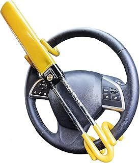Heavy Duty Steering Wheel Lock for Car and Van High Visibility High Security Anti-Theft Car Lock with Twin Bar Hook