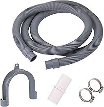 Drain Hose,2m Universal Replacement Drain Hose Extension Kit with Bracket and Hose Clamps