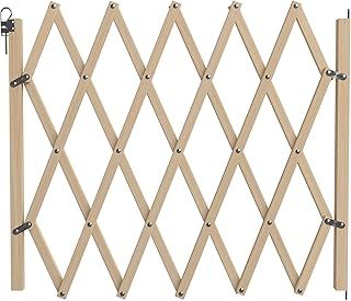 Nordlinger Pro Wooden Expandable Pet Locking, 0.60-1.10 m, Space Saving, Quick Install, For Dogs