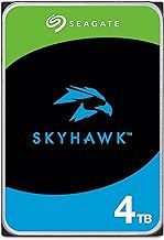 Seagate SkyHawk 4TB, Video Internal Hard Drive, 3.5", SATA, 6Gb/s, 64MB Cache, for DVR/NVR Security Camera System, with Drive Health Management, Data Rescue Services, FFP (ST4000VXZ16)