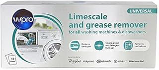 NEW Limescale & Detergent Remover for All Dishwashers and Washing Machines - Genuine Indesit Hotpoint Professional collection - Replace old Part numbers: C00089780 , C00091077 , C00091561 (Box of 12)