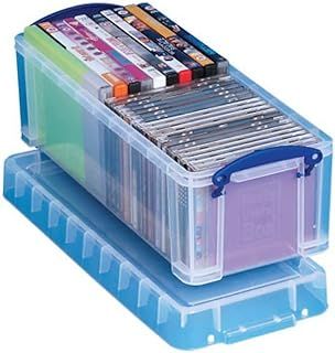 Really Useful Box Plastic Storage Box 6.5 Litre Clear