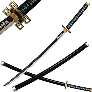 Japanese Anime Cosplay Prop Katana Wooden Sword - 104cm, Katana -Agatsuma Zenitsu