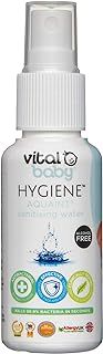 Vital Baby Aquaint Cleansing Water 50ml | Hypoallergenic & Antibacterial | Safe for All Ages, Gentle on Skin, Alcohol-Free, 100% Natural Formula | Vegan-Friendly | Quick, No-Rinse Skin Cleanser
