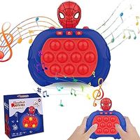 Pop It Fidget Toy, Upgraded Light Up Game Console, 4 Modes Cartoon Bubble Sensory Toy, 2 Sound Modes Tap Tap Smart Fidget for Kids Adults Gift (Unicorn)